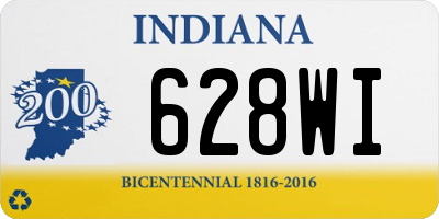 IN license plate 628WI