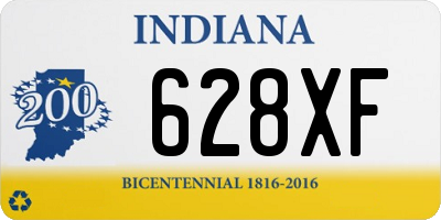 IN license plate 628XF