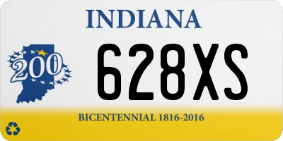 IN license plate 628XS