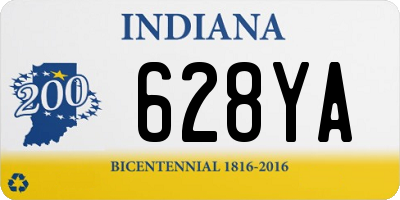 IN license plate 628YA