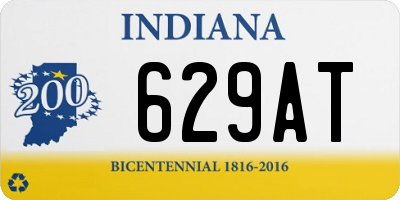 IN license plate 629AT