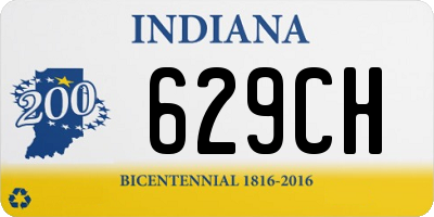 IN license plate 629CH