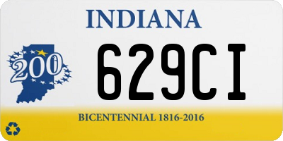 IN license plate 629CI