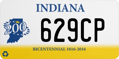 IN license plate 629CP