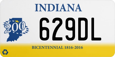 IN license plate 629DL