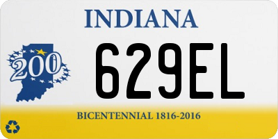 IN license plate 629EL