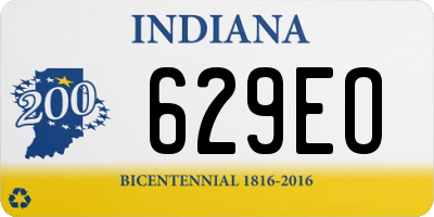 IN license plate 629EO