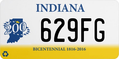 IN license plate 629FG