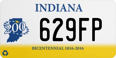 IN license plate 629FP