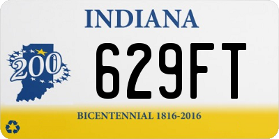 IN license plate 629FT