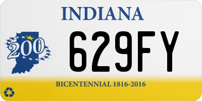 IN license plate 629FY