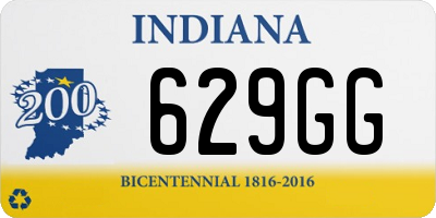 IN license plate 629GG