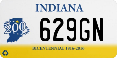 IN license plate 629GN