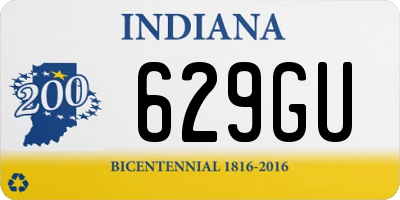 IN license plate 629GU