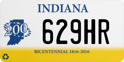 IN license plate 629HR