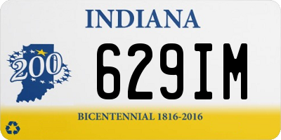 IN license plate 629IM