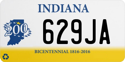 IN license plate 629JA