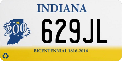 IN license plate 629JL