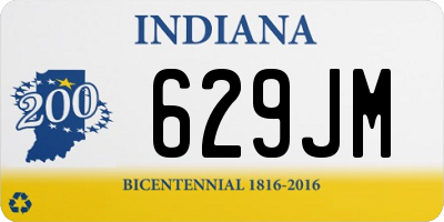 IN license plate 629JM