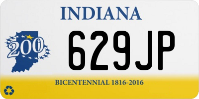 IN license plate 629JP