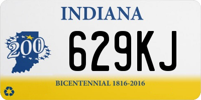 IN license plate 629KJ