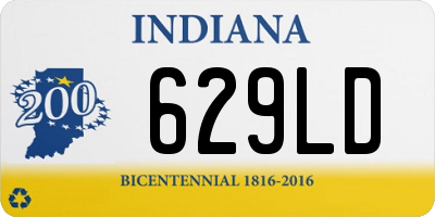 IN license plate 629LD