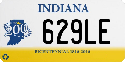 IN license plate 629LE