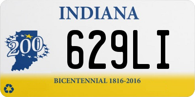 IN license plate 629LI