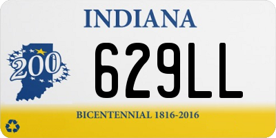 IN license plate 629LL