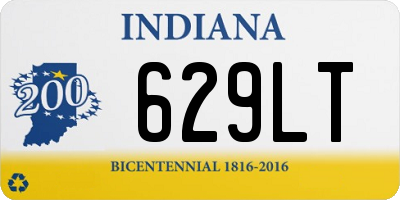 IN license plate 629LT