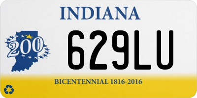 IN license plate 629LU