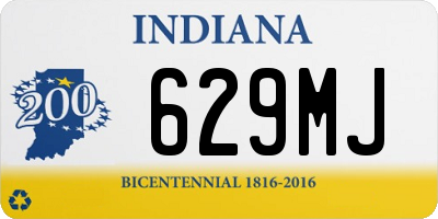 IN license plate 629MJ