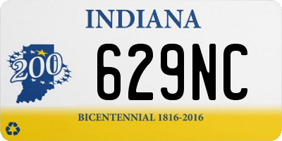 IN license plate 629NC