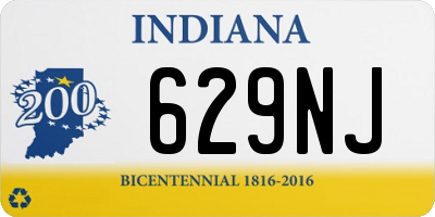 IN license plate 629NJ