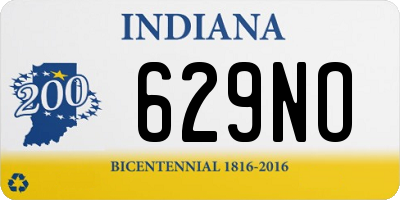 IN license plate 629NO
