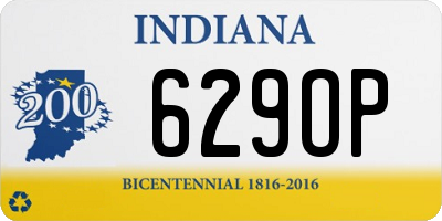 IN license plate 629OP