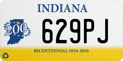 IN license plate 629PJ