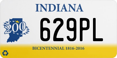 IN license plate 629PL