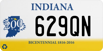 IN license plate 629QN