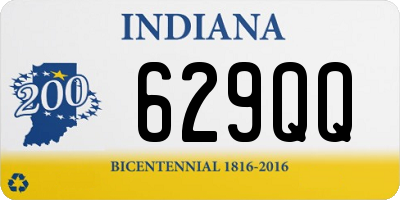 IN license plate 629QQ