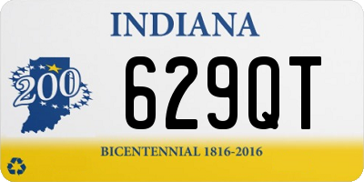 IN license plate 629QT