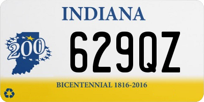 IN license plate 629QZ