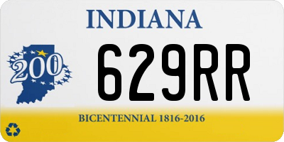 IN license plate 629RR