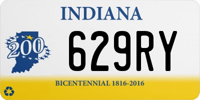 IN license plate 629RY