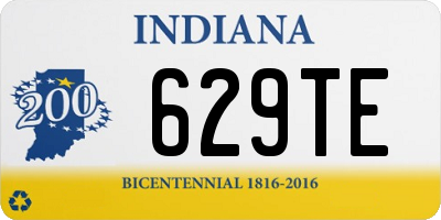 IN license plate 629TE