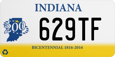 IN license plate 629TF