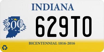 IN license plate 629TO