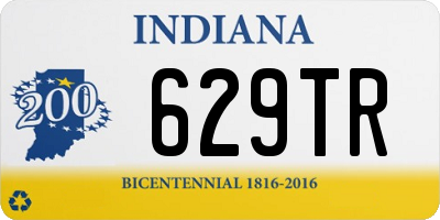 IN license plate 629TR