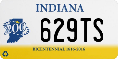 IN license plate 629TS