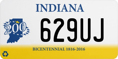 IN license plate 629UJ